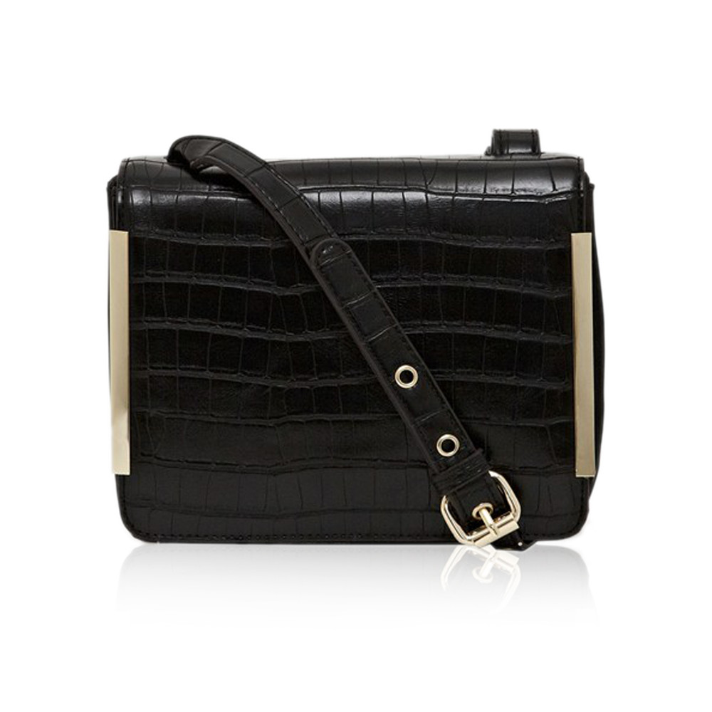 French Connection Camila Cross Body Bag in Black