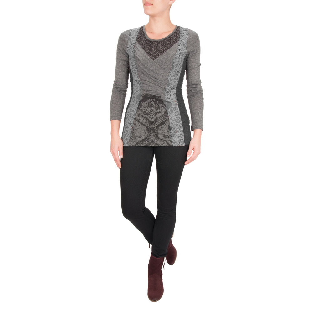 Angels Never Die Patterned Top in Multicolour
