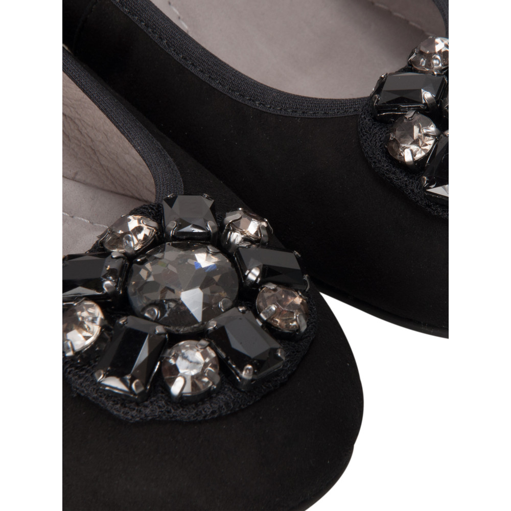 Unisa Shoes Aquin Black Suede Pump in Black