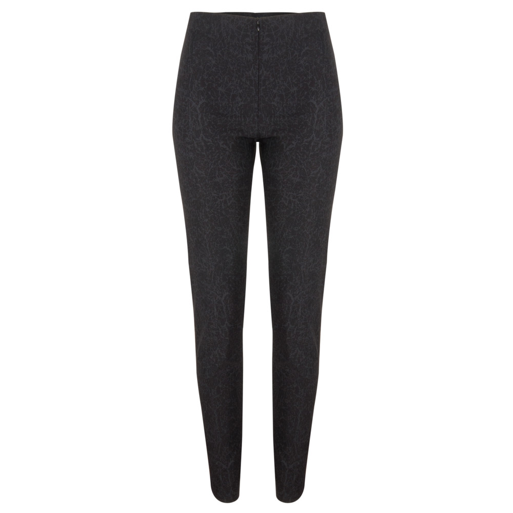Sagam Print Tregging Pant Noir Black